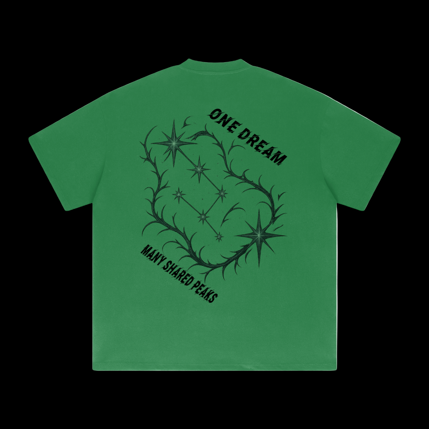 Heavyweight Drop Shoulder "ONE DREAM, MANY SHARED PEAKS" T-Shirt