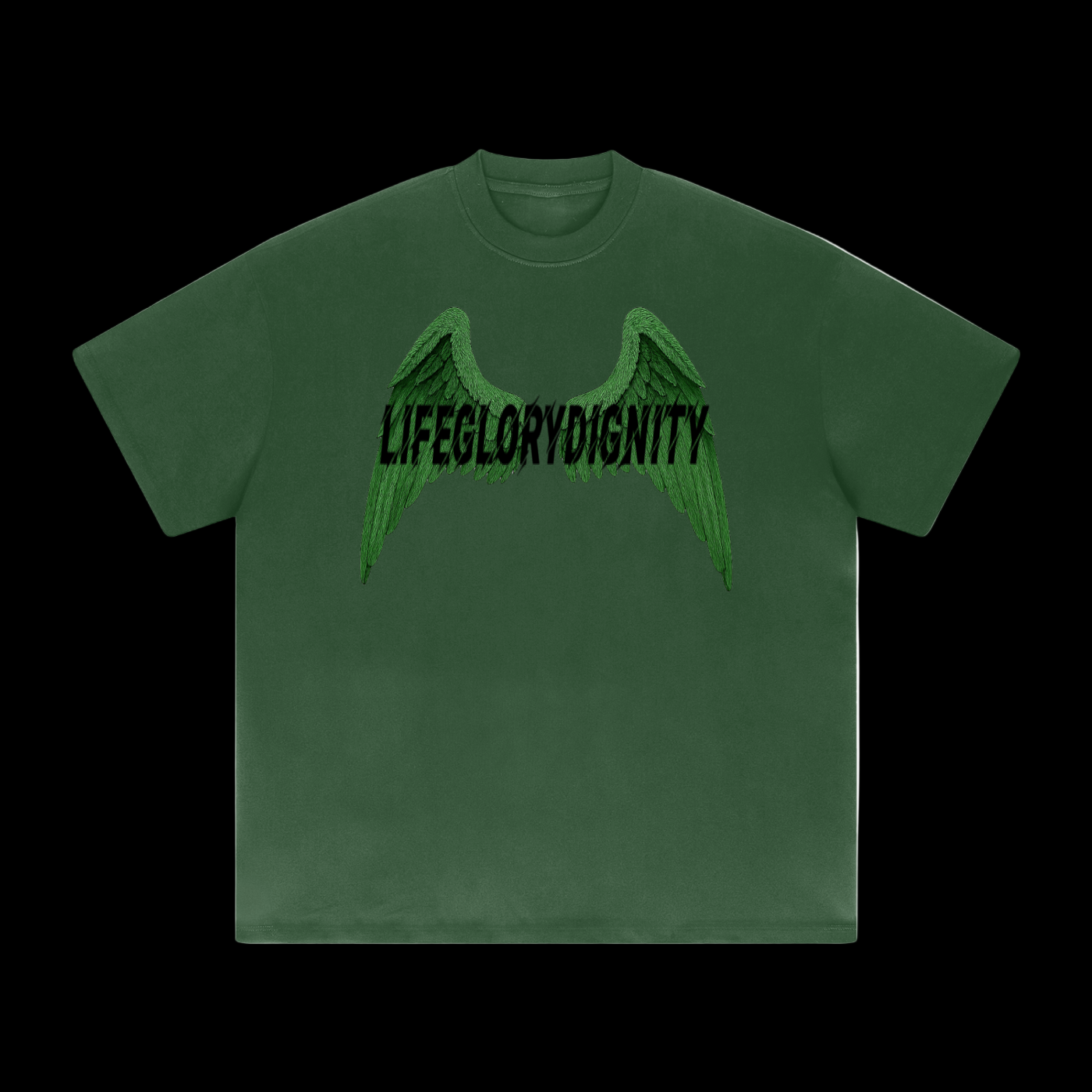 Heavyweight Drop Shoulder "ONE DREAM, MANY SHARED PEAKS" T-Shirt