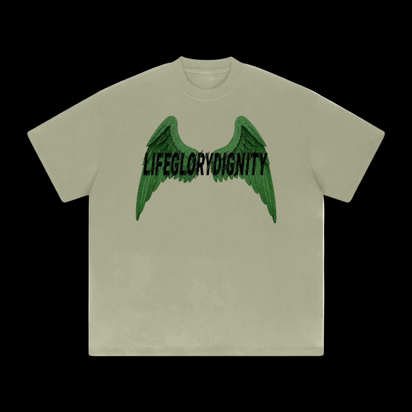 Heavyweight Drop Shoulder "ONE DREAM, MANY SHARED PEAKS" T-Shirt